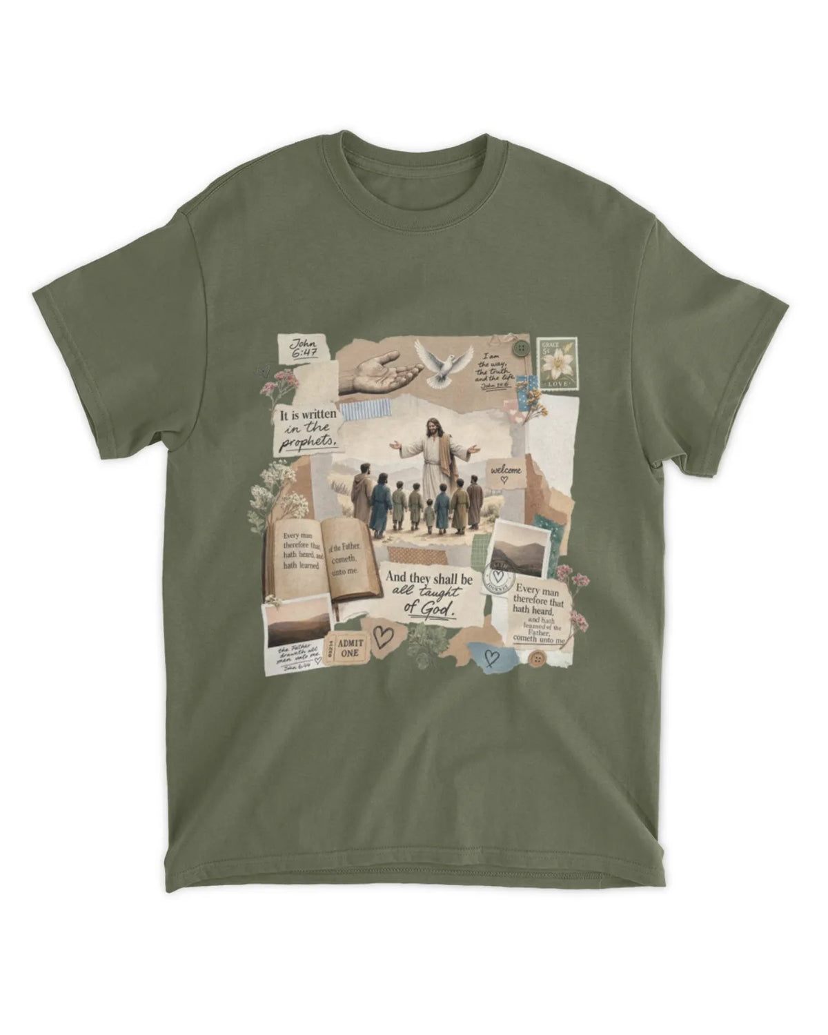 John 6:45 t-shirt