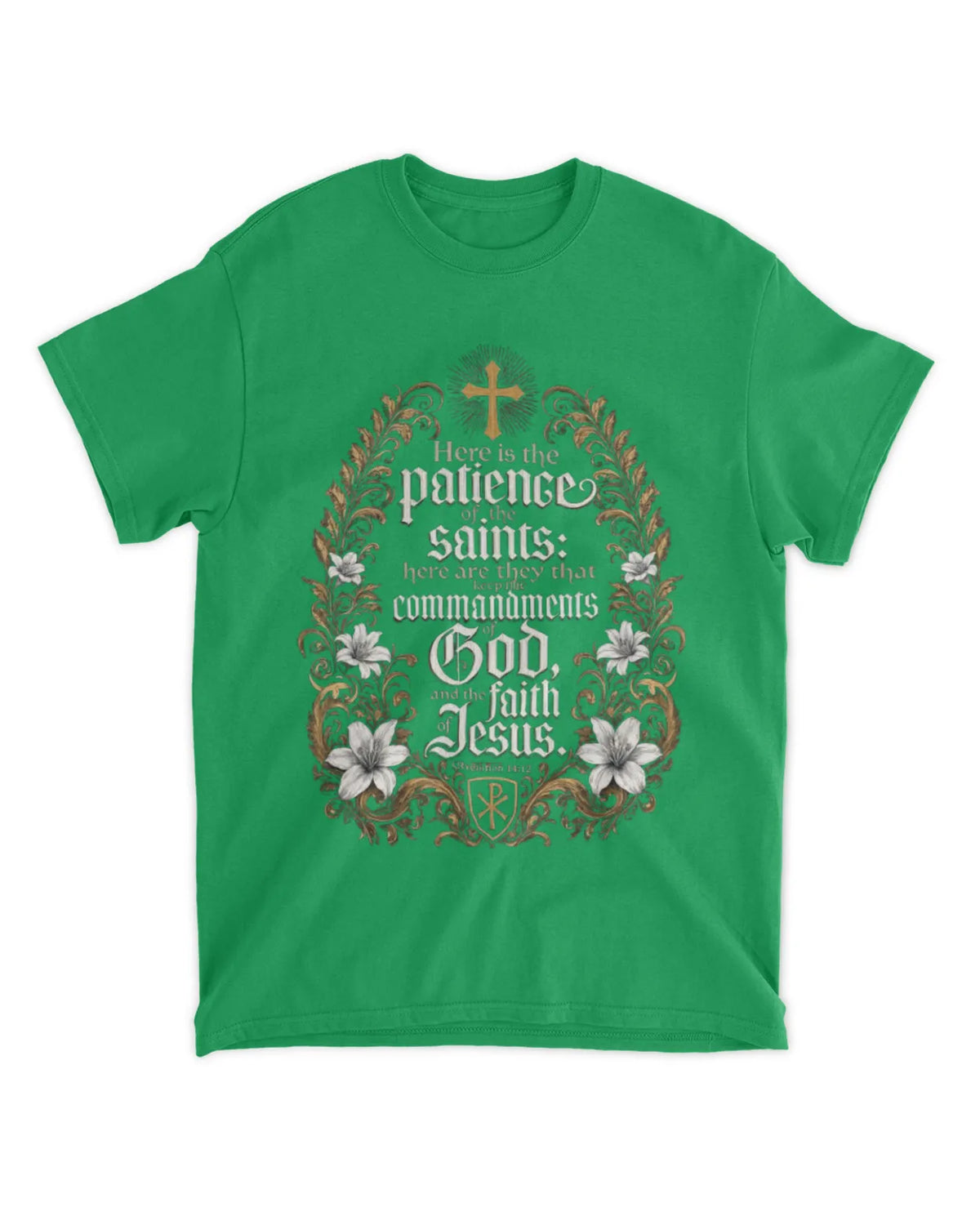 Revelation 14:12 T-Shirt Classic & Spiritual Tee