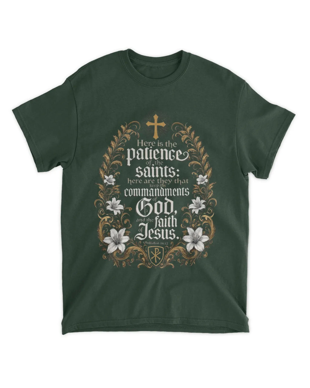 Revelation 14:12 T-Shirt Classic & Spiritual Tee