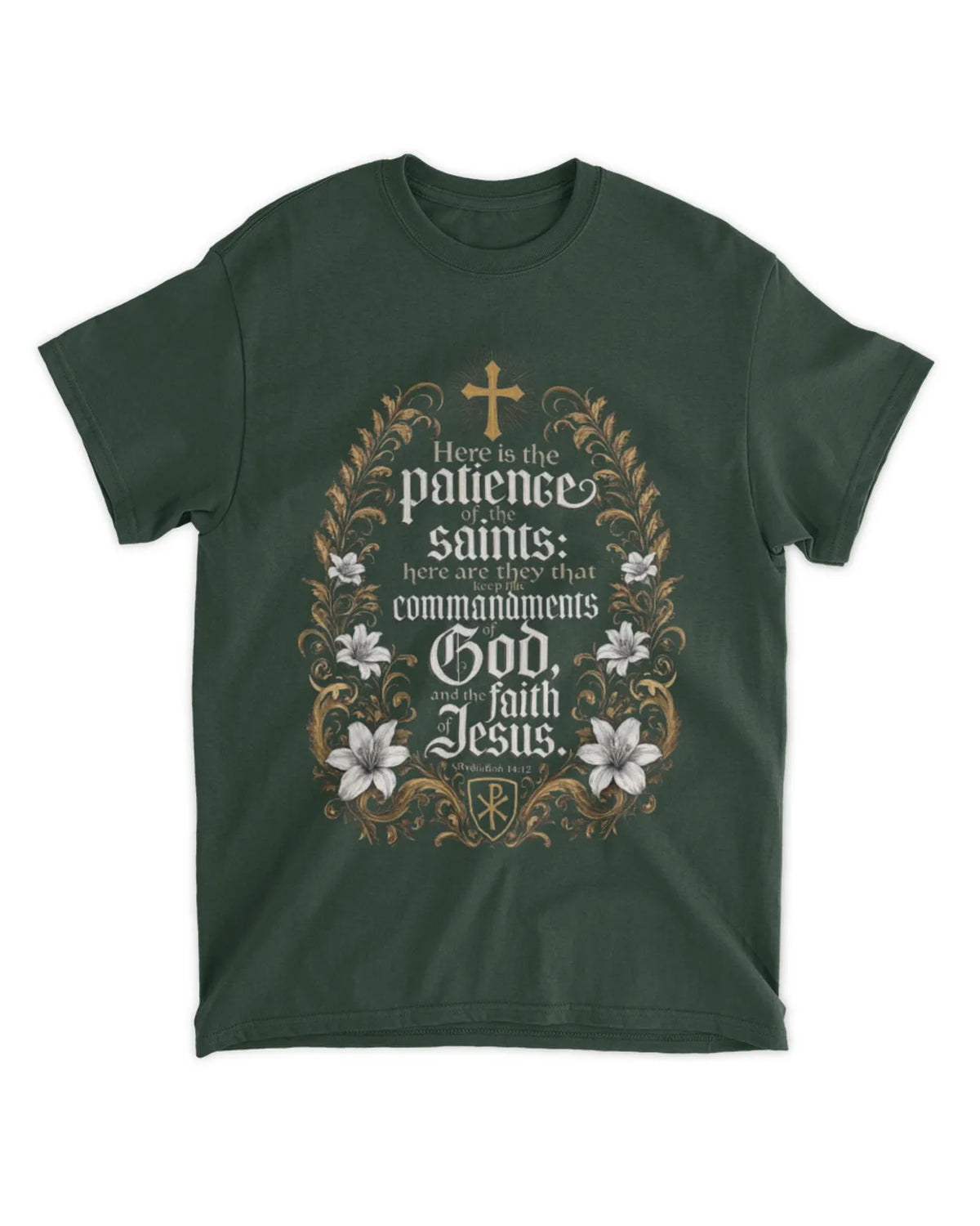 Revelation 14:12 T-Shirt Classic & Spiritual Tee