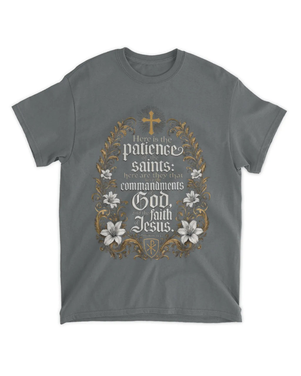 Revelation 14:12 T-Shirt Classic & Spiritual Tee