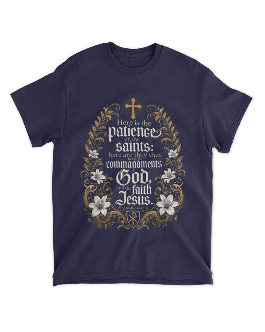 Revelation 14:12 T-Shirt Classic & Spiritual Tee