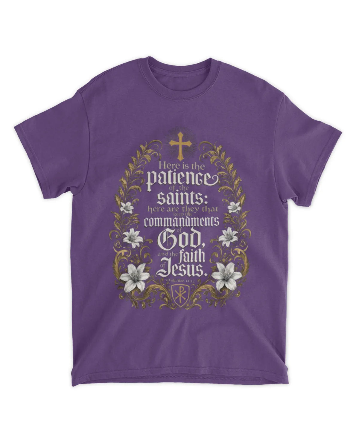 Revelation 14:12 T-Shirt Classic & Spiritual Tee