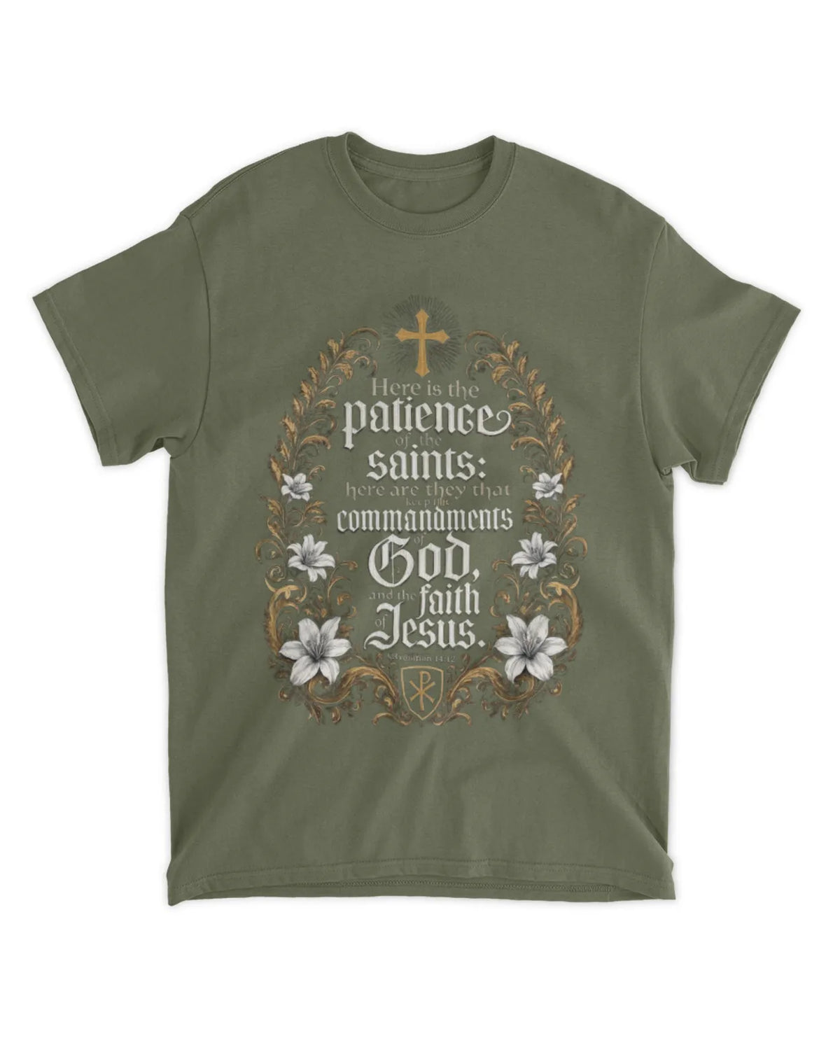 Revelation 14:12 T-Shirt Classic & Spiritual Tee