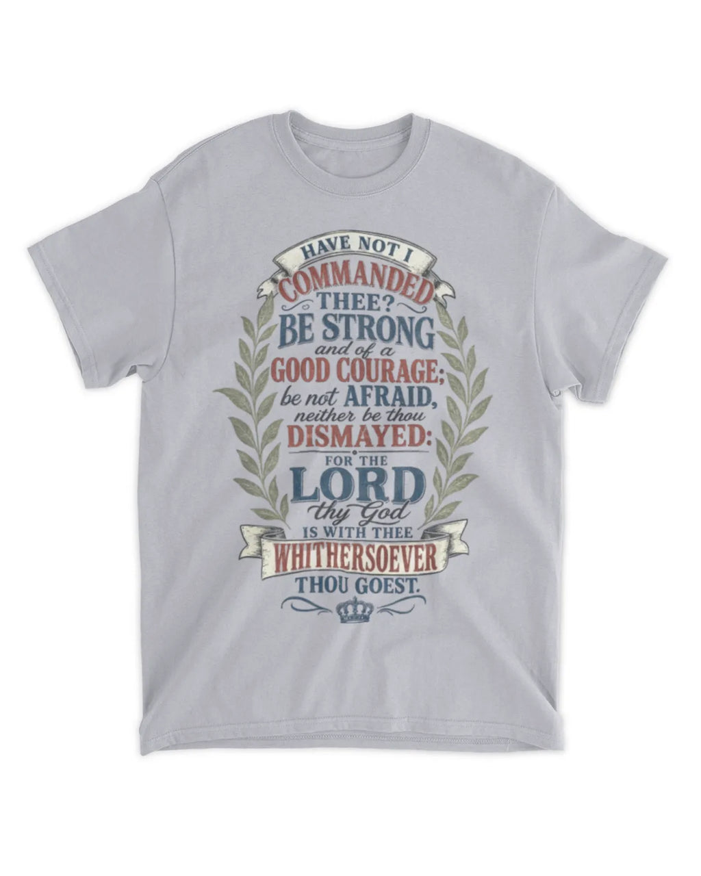 Joshua 1:9 t-shirt vintage v4