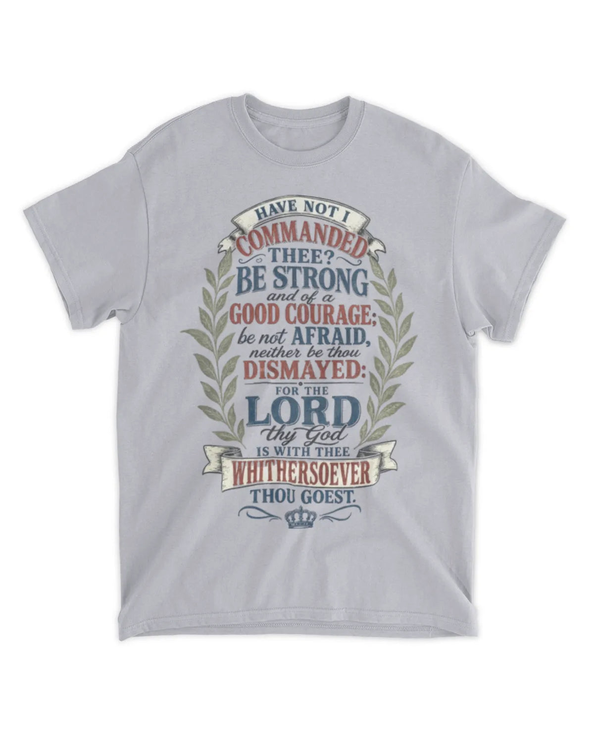 Joshua 1:9 t-shirt vintage v4