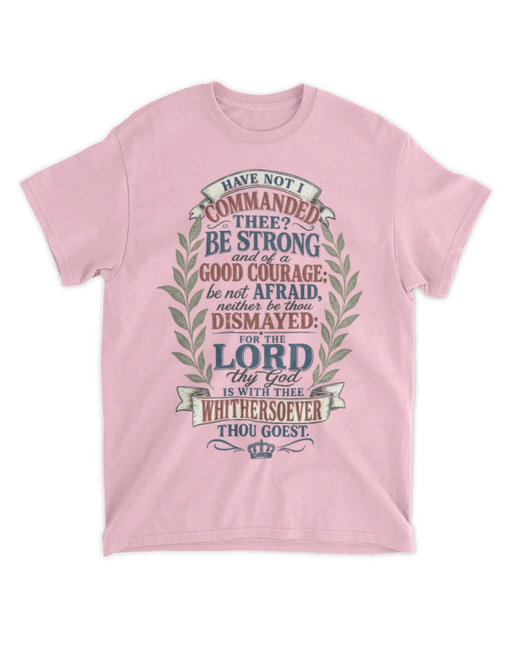 Joshua 1:9 t-shirt vintage v4