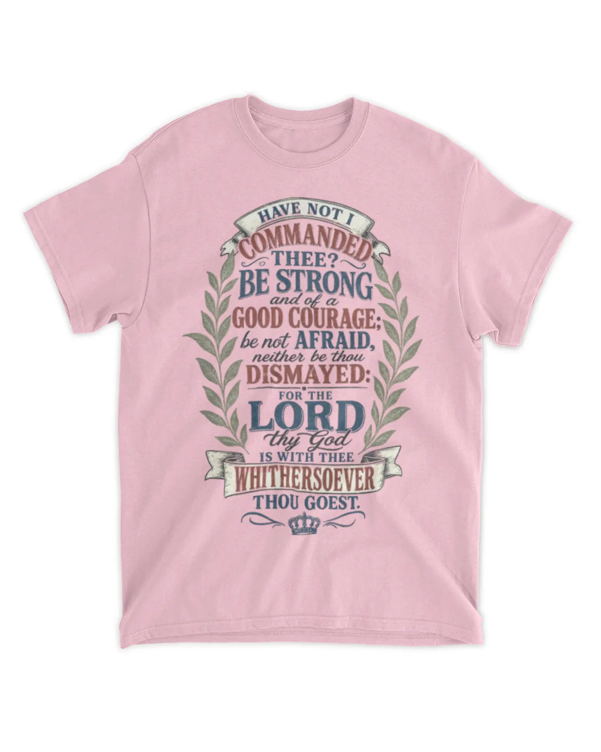 Joshua 1:9 t-shirt vintage v4