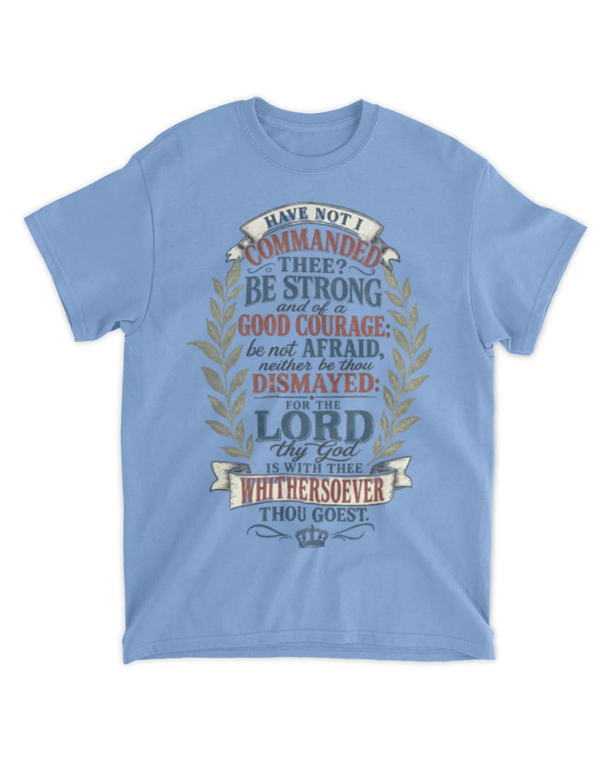Joshua 1:9 t-shirt vintage v4