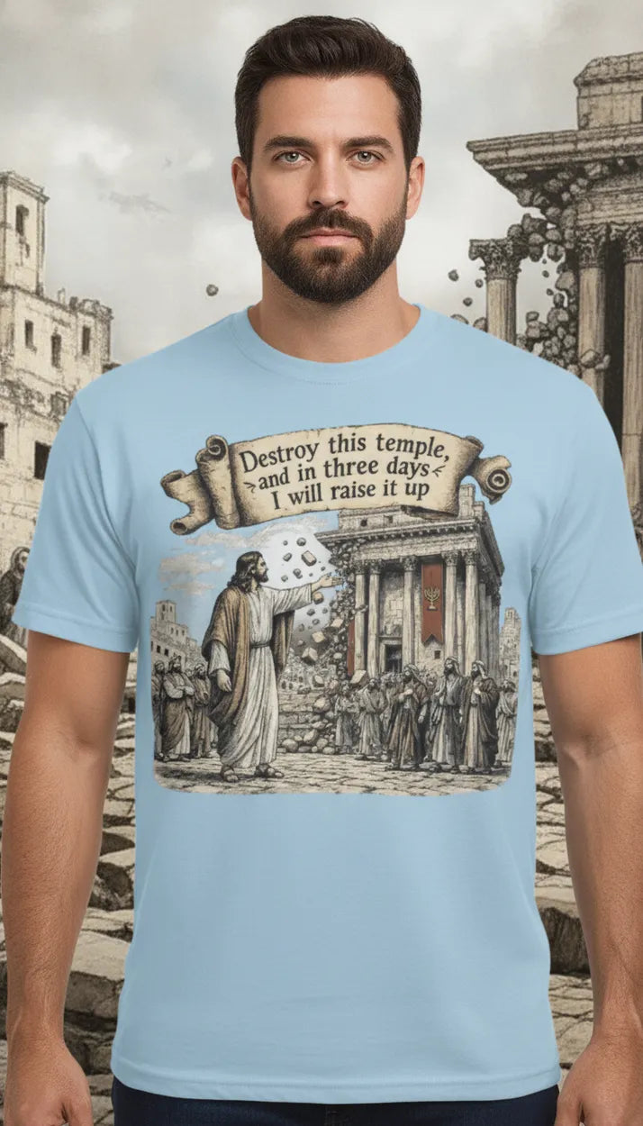 Johannes 2,19b T-Shirt