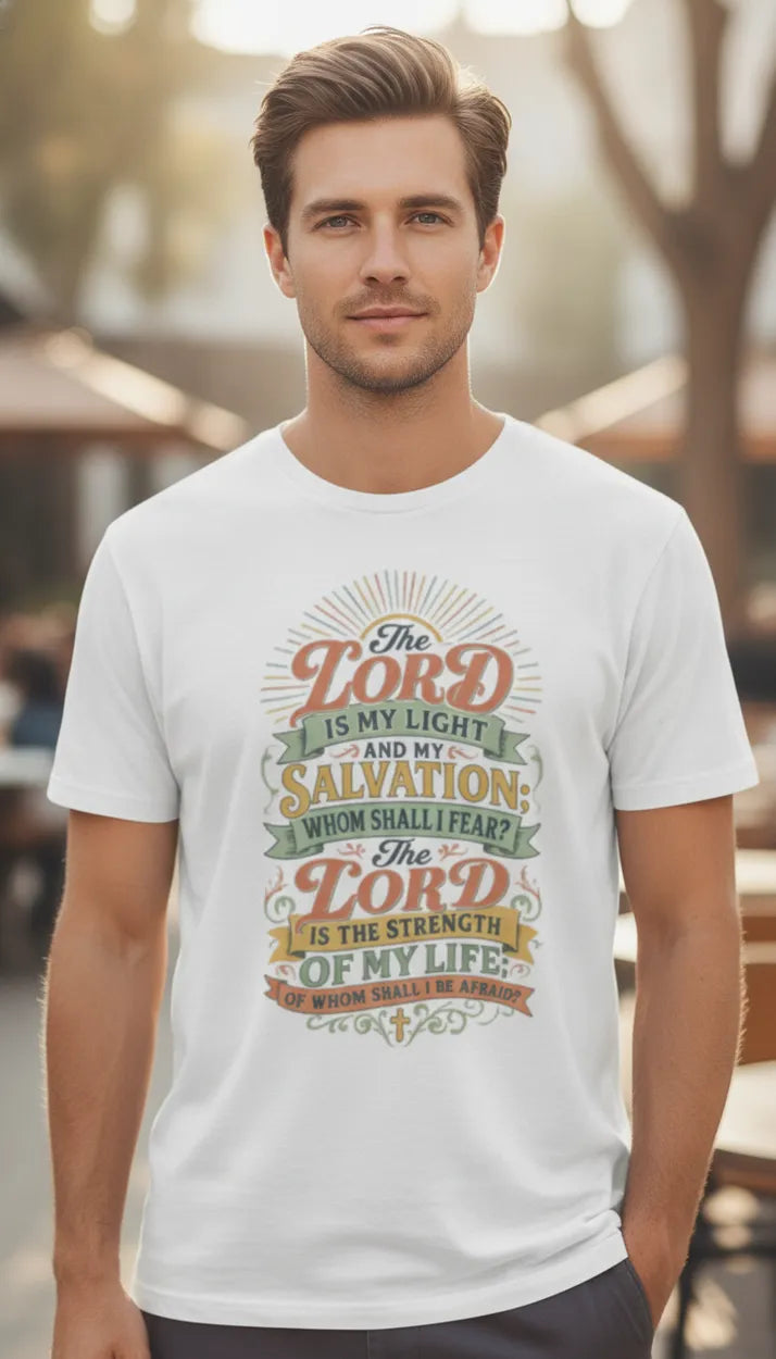 Psalm 27:1 t-shirt v1