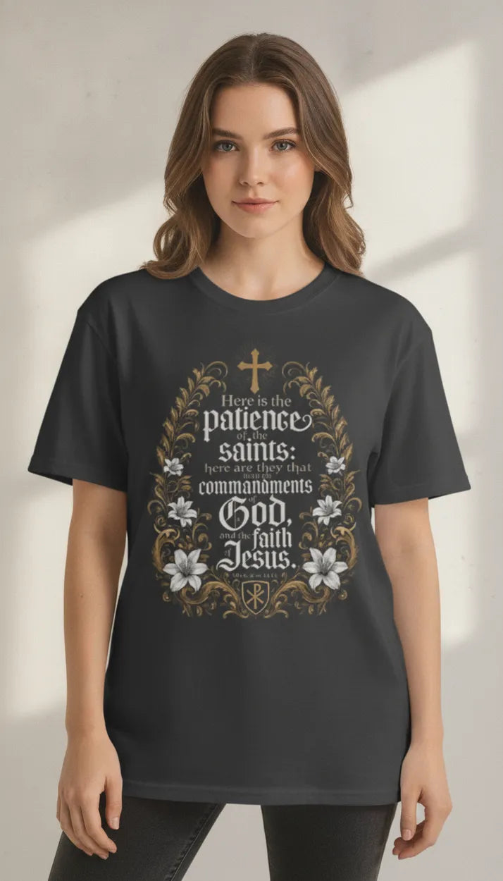 Revelation 14:12 T-Shirt Classic & Spiritual Tee