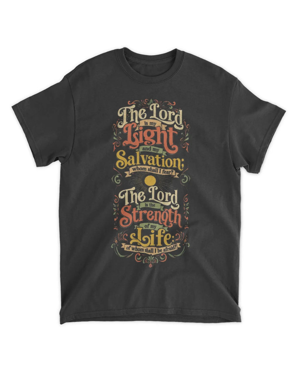 Psalm 27:1 t-shirt v2