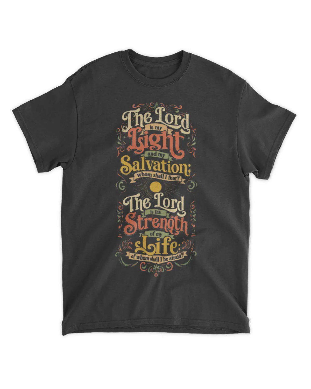 Psalm 27:1 t-shirt v2