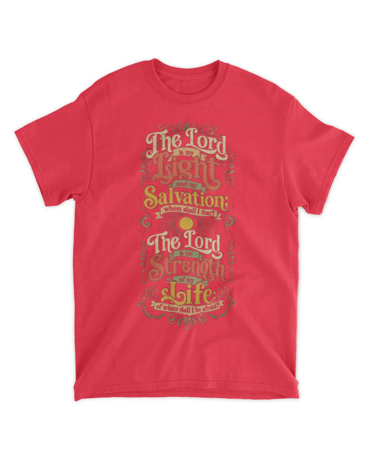 Psalm 27:1 t-shirt v2