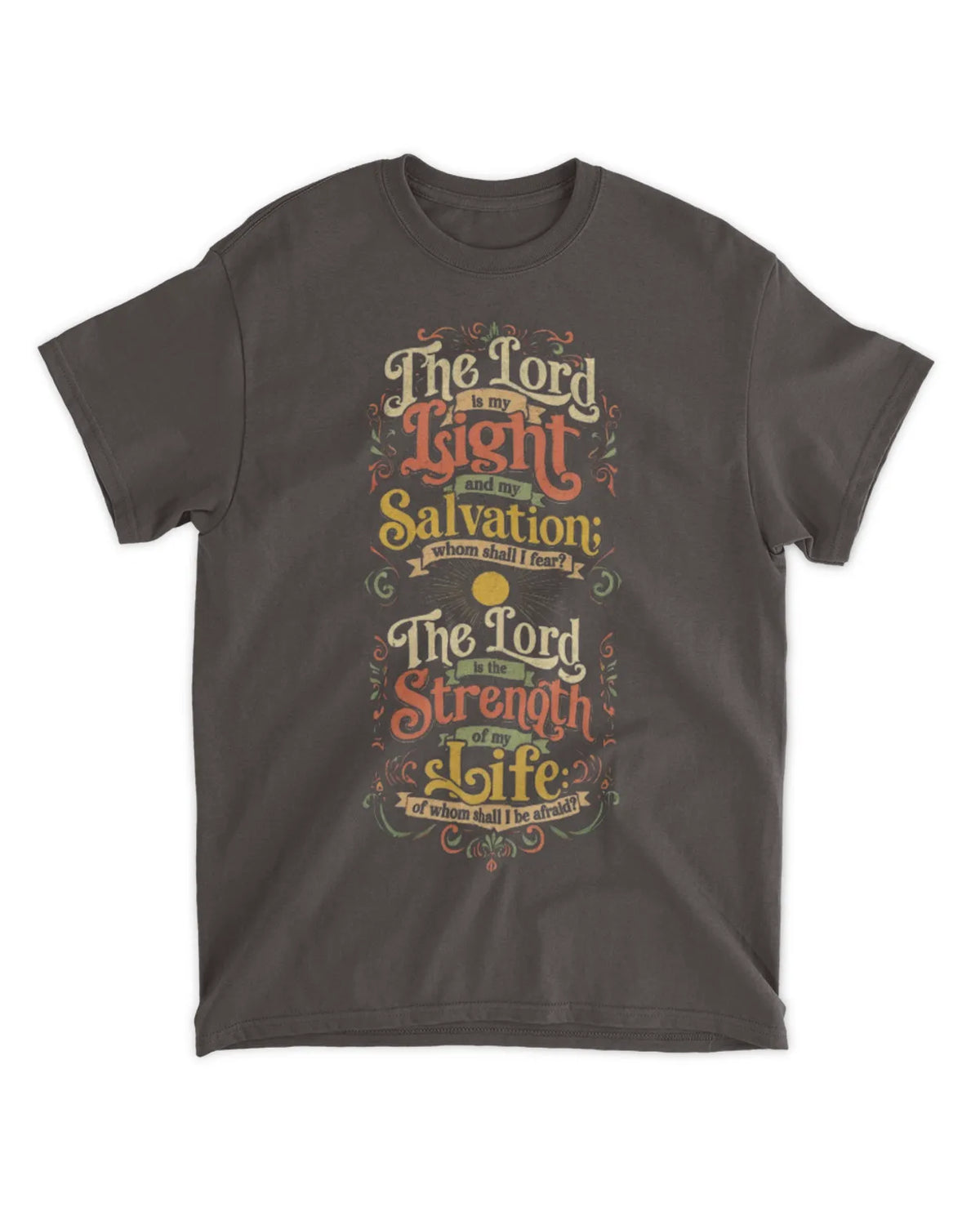 Psalm 27:1 t-shirt v2