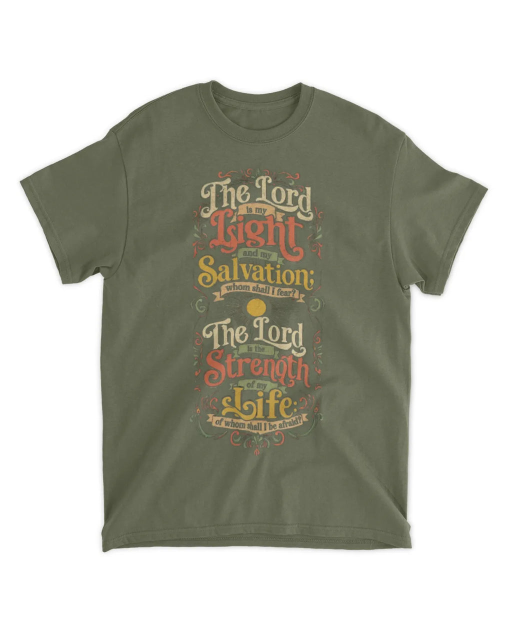 Psalm 27:1 t-shirt v2