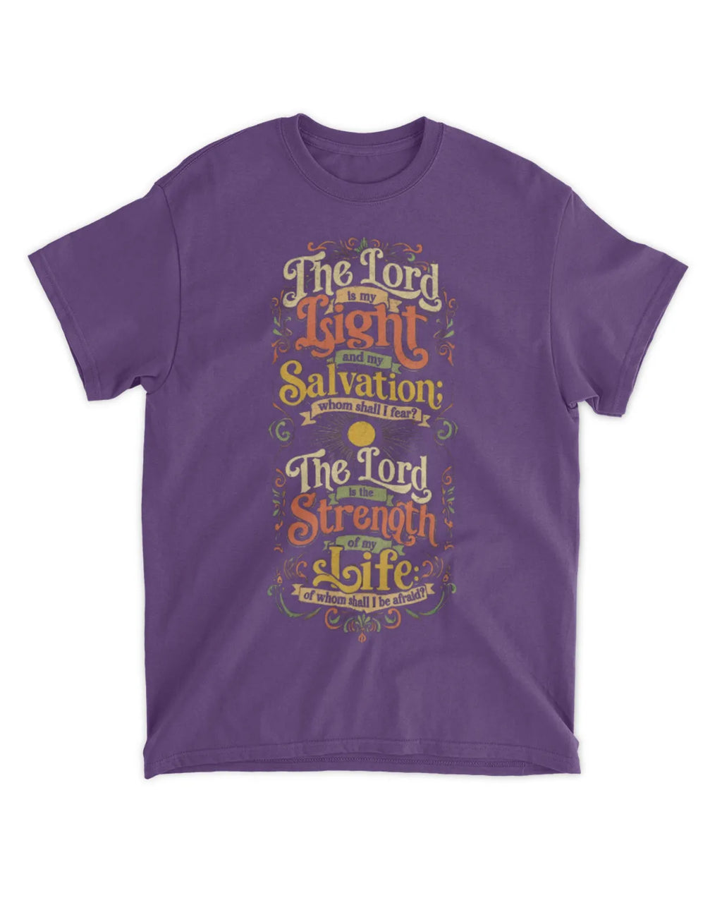 Psalm 27:1 t-shirt v2