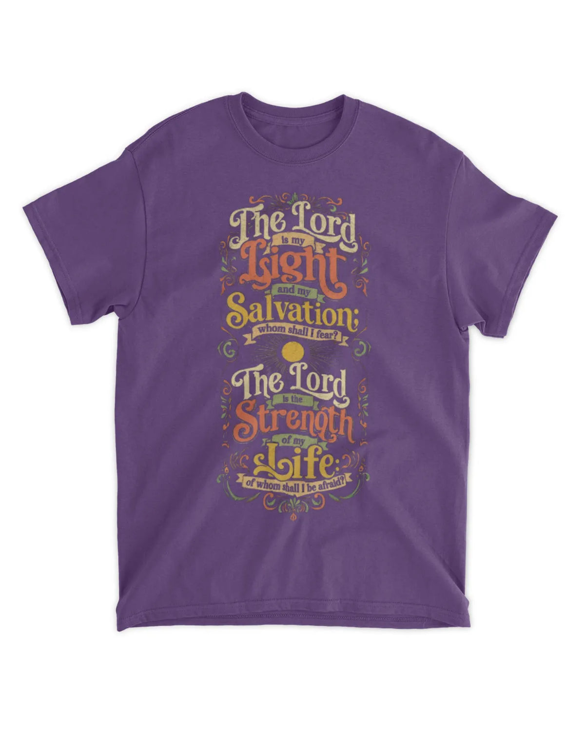 Psalm 27:1 t-shirt v2