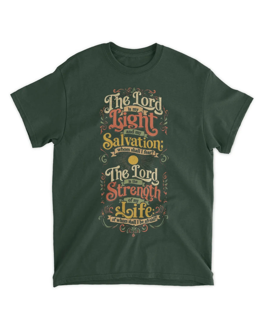 Psalm 27:1 t-shirt v2