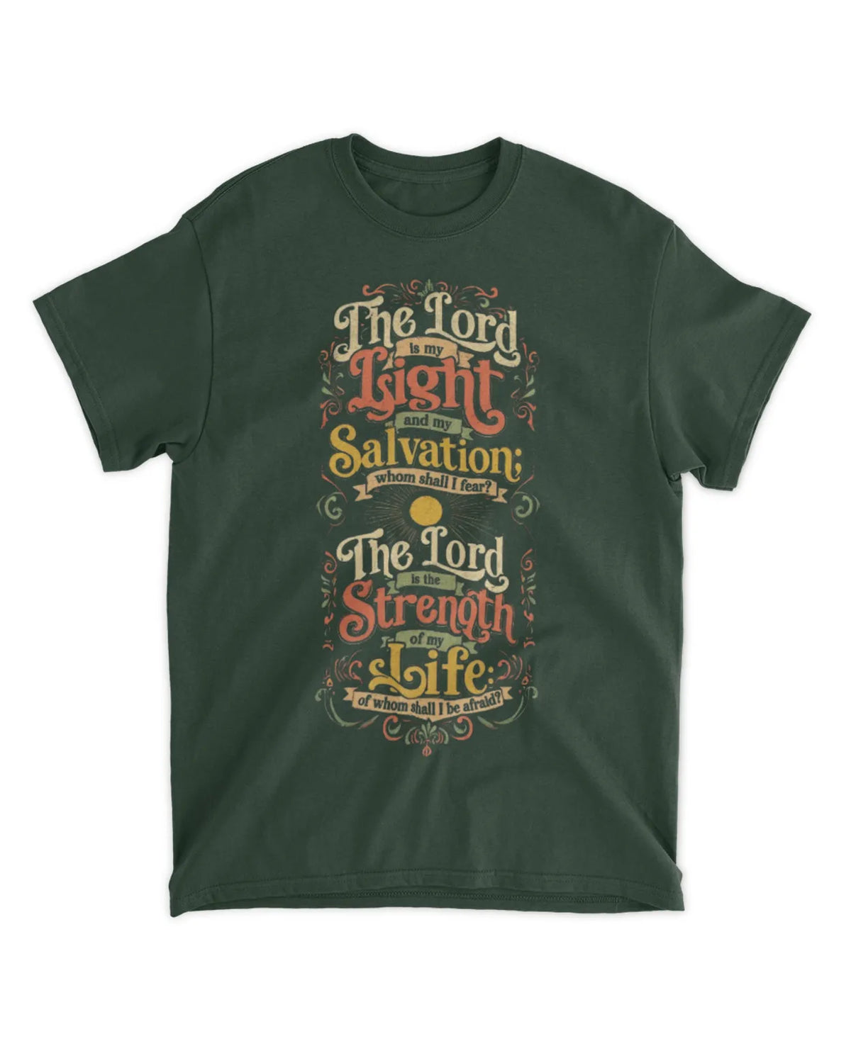 Psalm 27:1 t-shirt v2