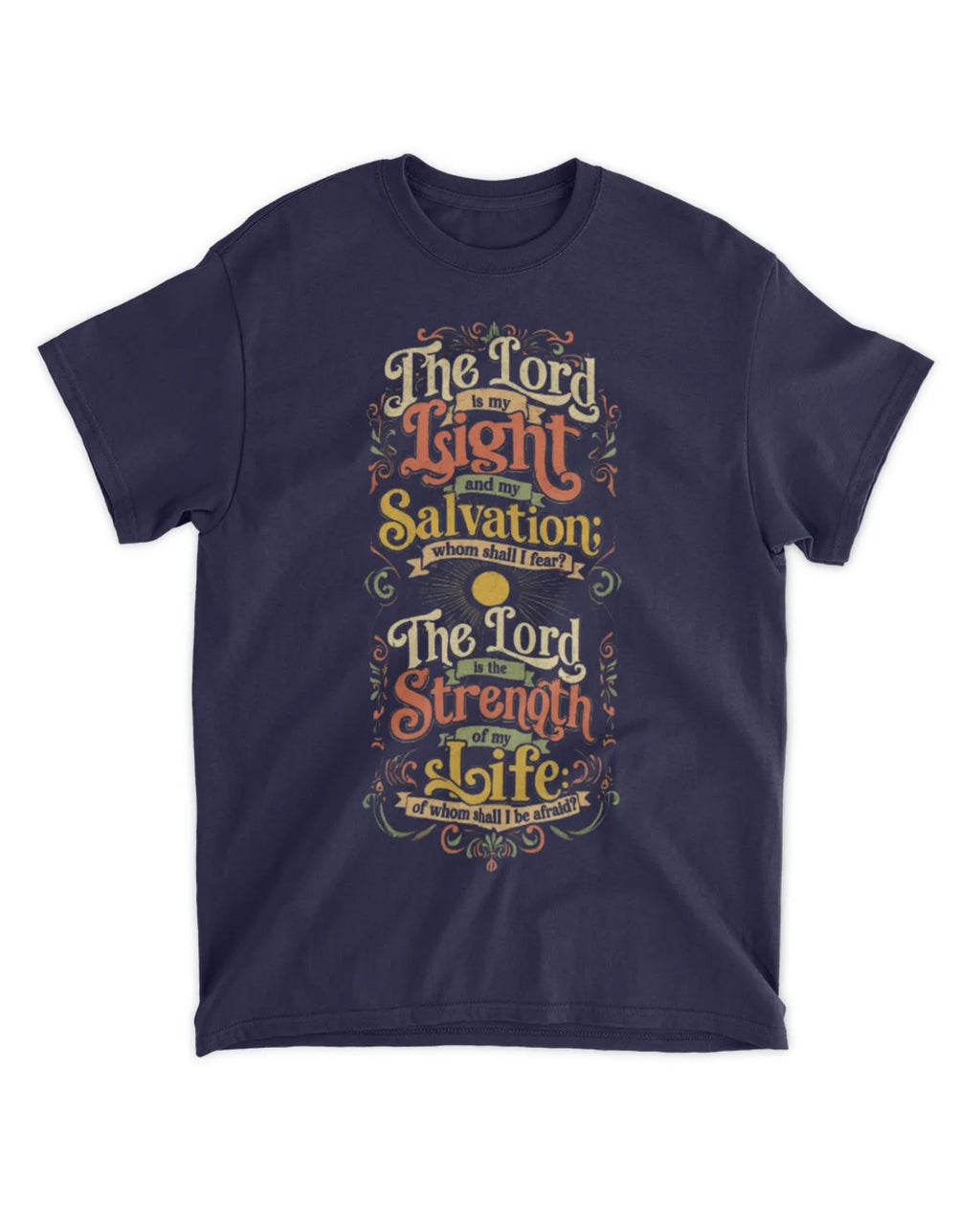 Psalm 27:1 t-shirt v2