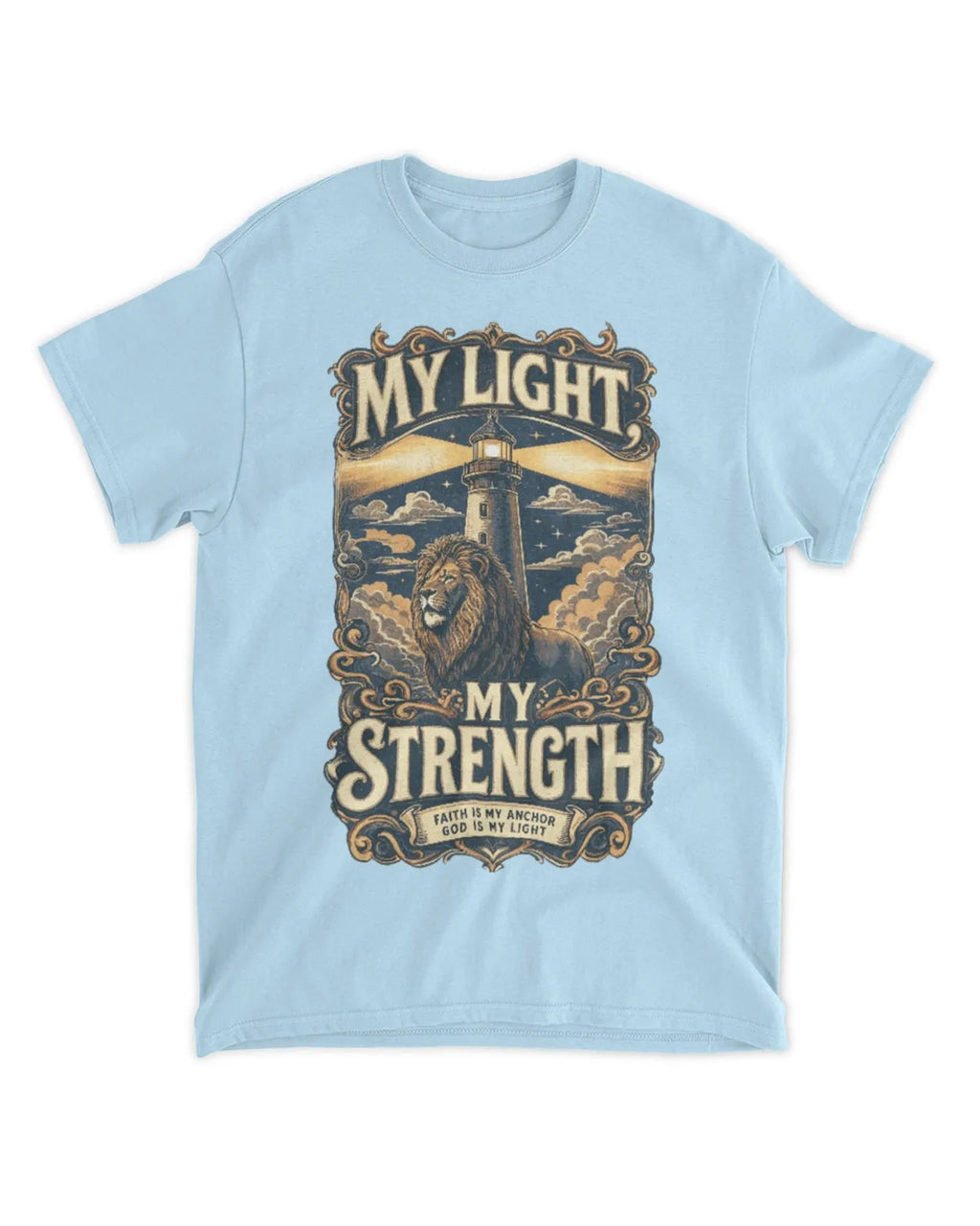 Psalm 27:1 t-shirt v3