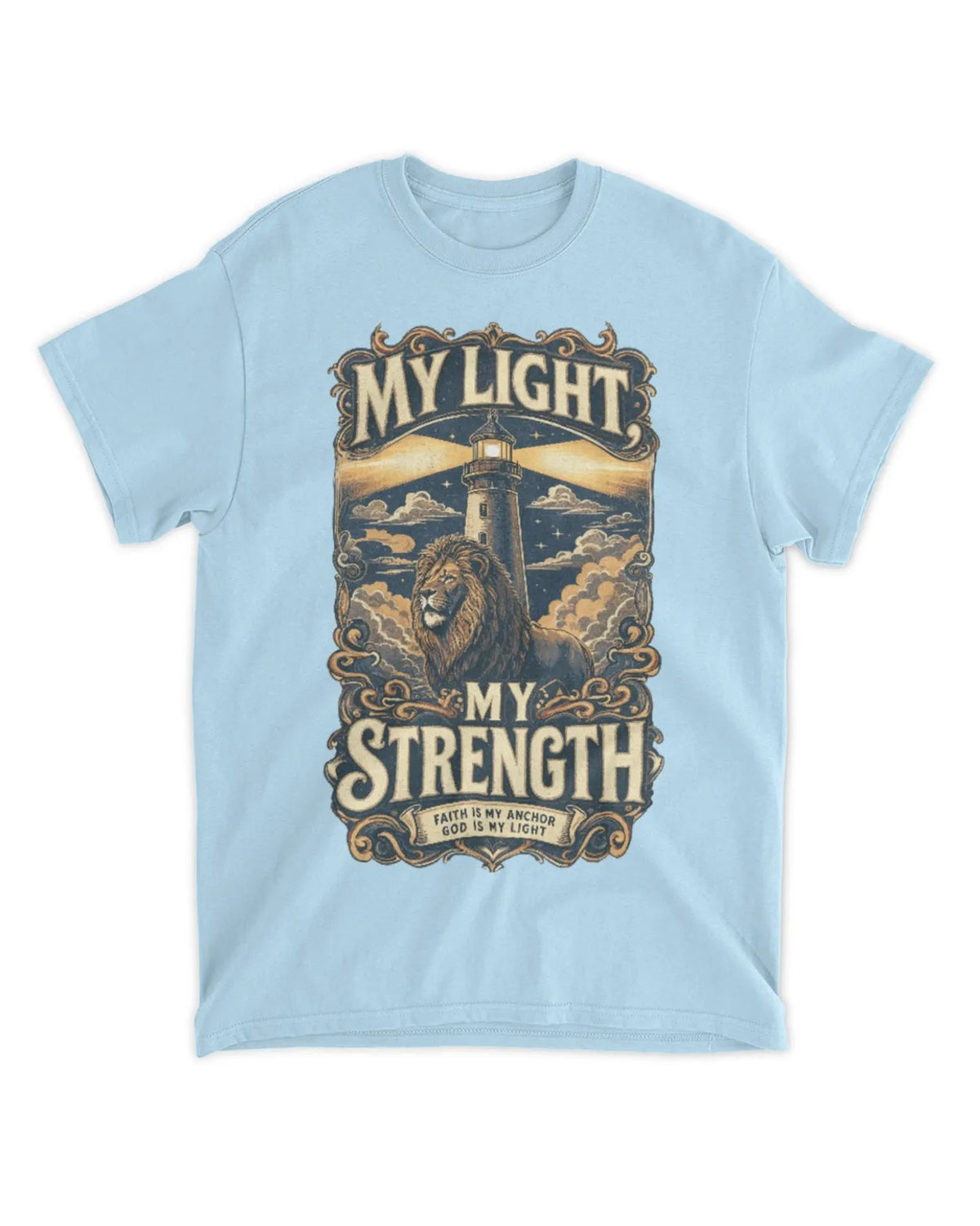 Psalm 27:1 t-shirt v3