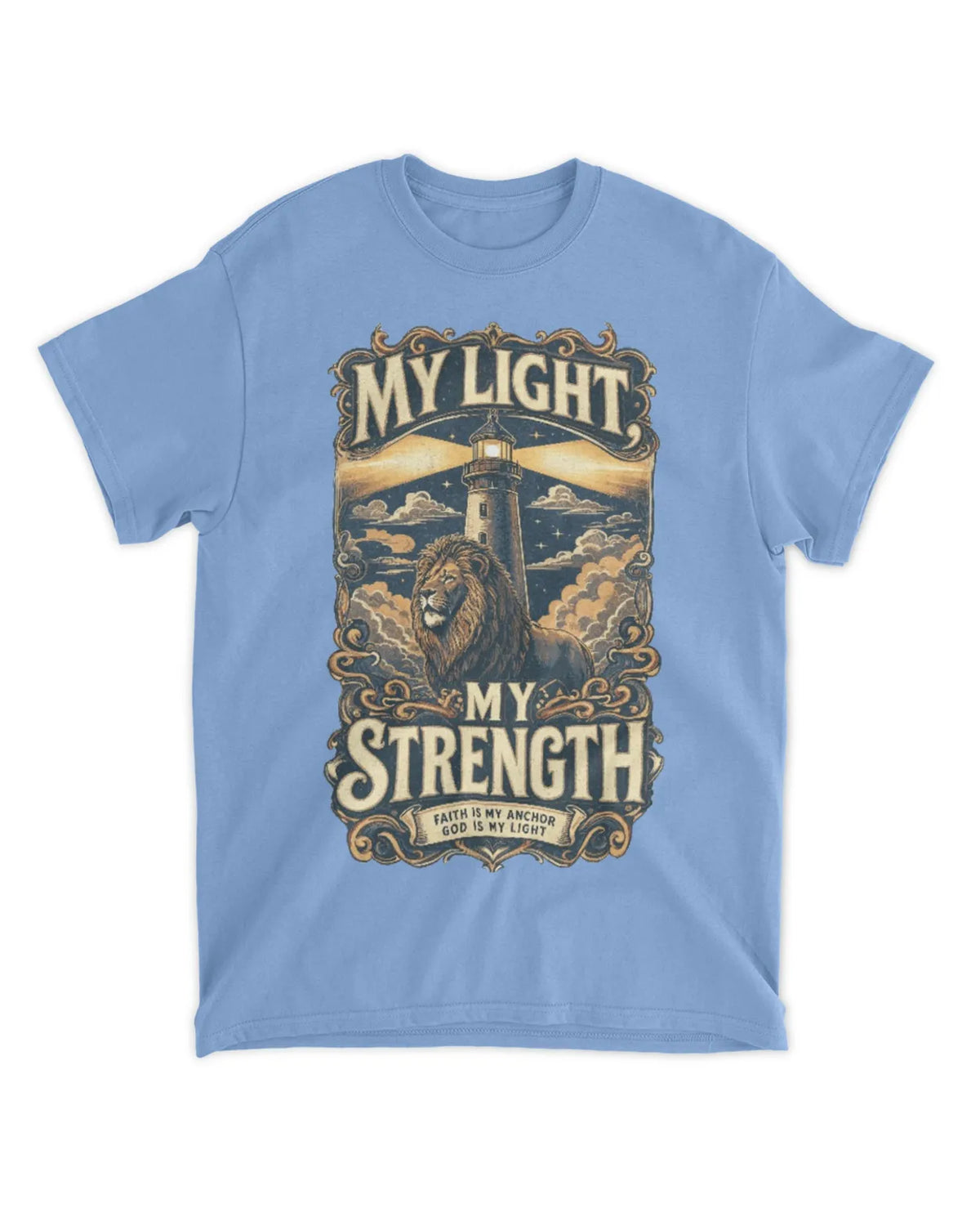Psalm 27:1 t-shirt v3