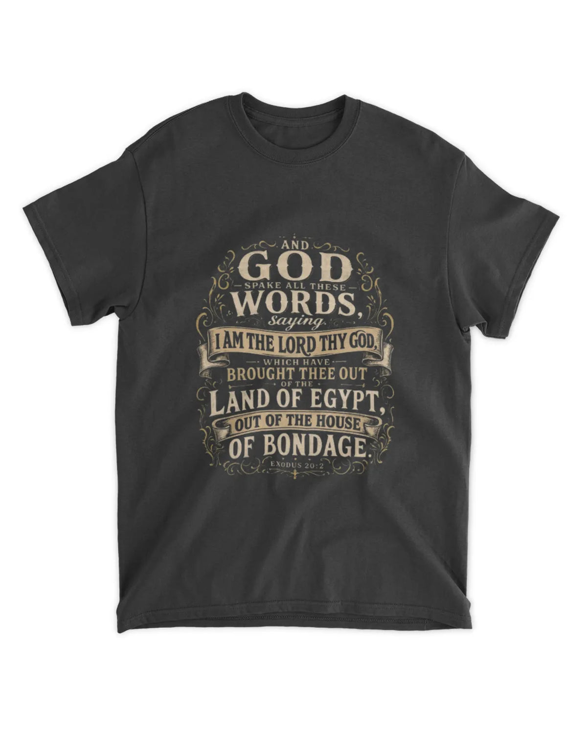 Exodus 20:1 t-shirt vintage v3