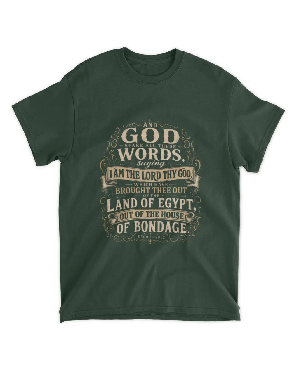 Exodus 20:1 t-shirt vintage v3