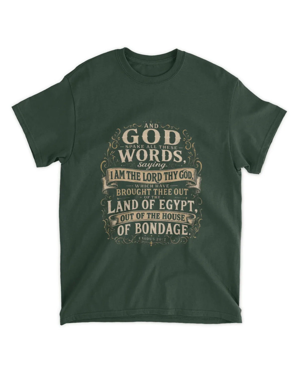 Exodus 20:1 t-shirt vintage v3