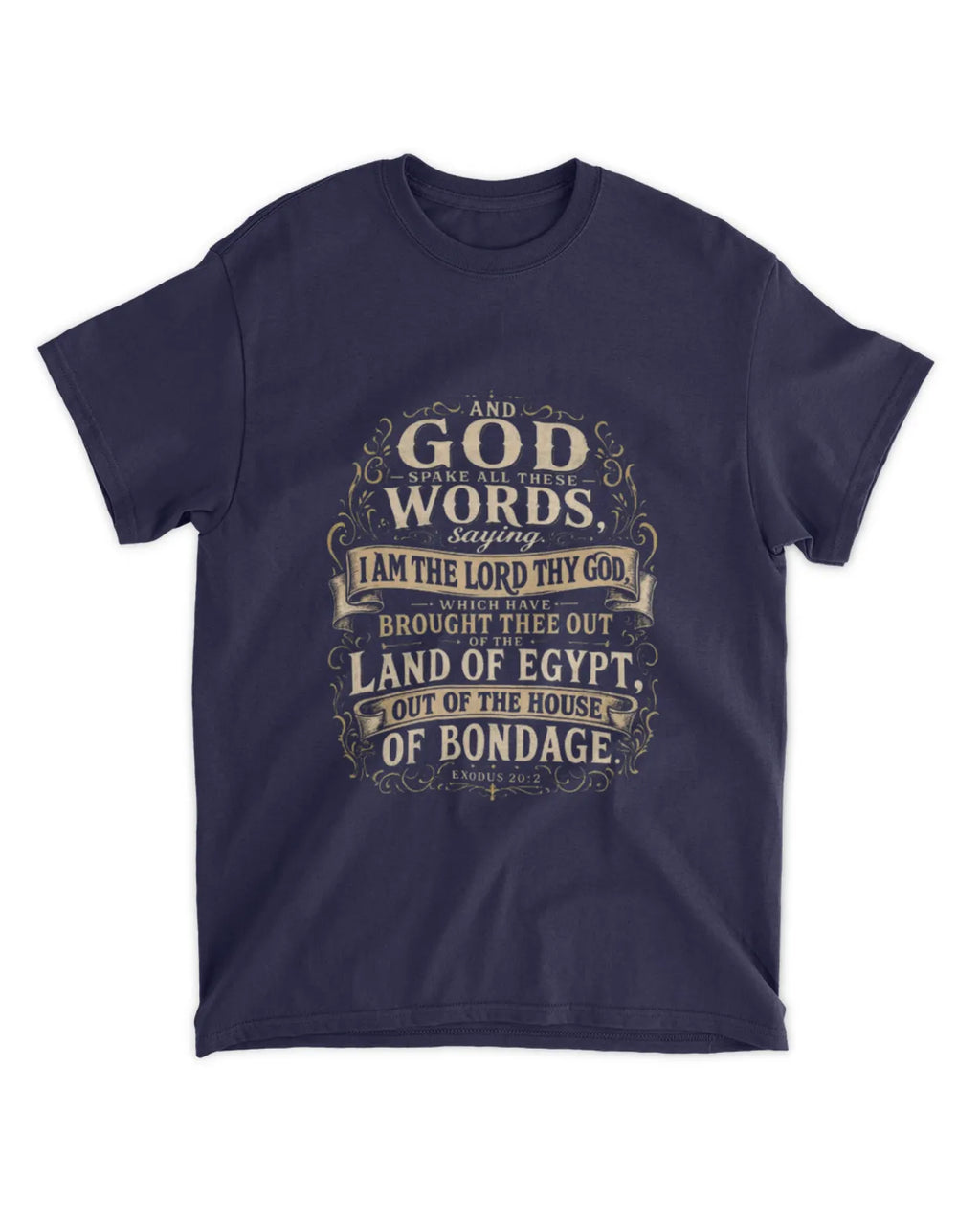 Exodus 20:1 t-shirt vintage v3