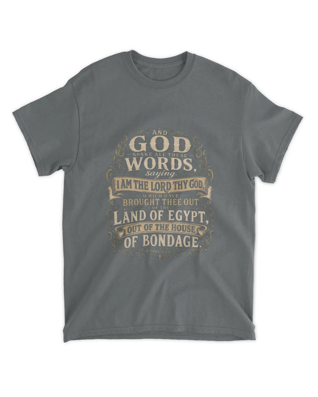 Exodus 20:1 t-shirt vintage v3