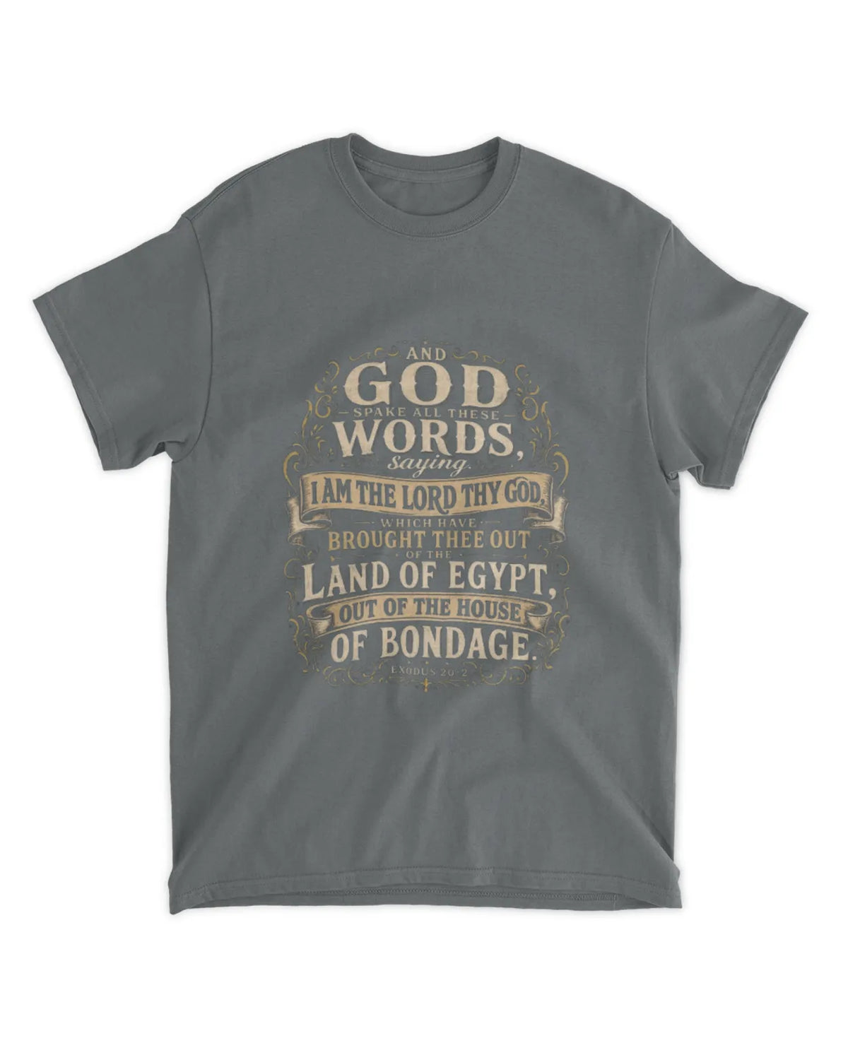 Exodus 20:1 t-shirt vintage v3