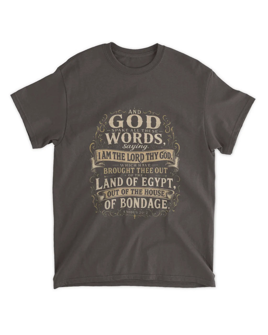 Exodus 20:1 t-shirt vintage v3