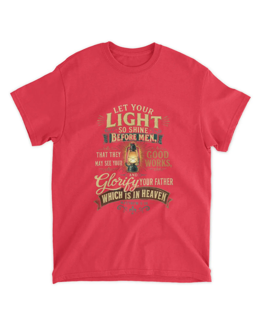 Matthew 5:16 t-shirt v2
