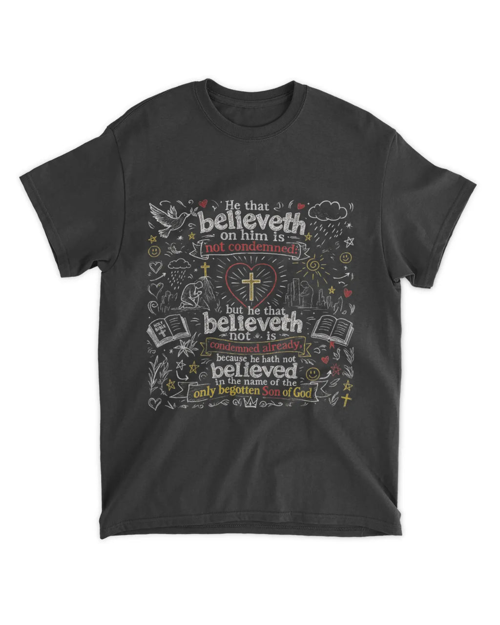 Camiseta de Juan 3:18
