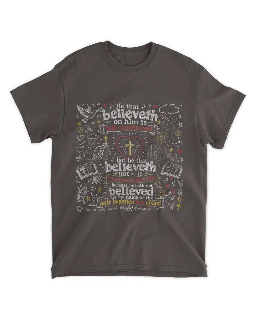 Camiseta de Juan 3:18