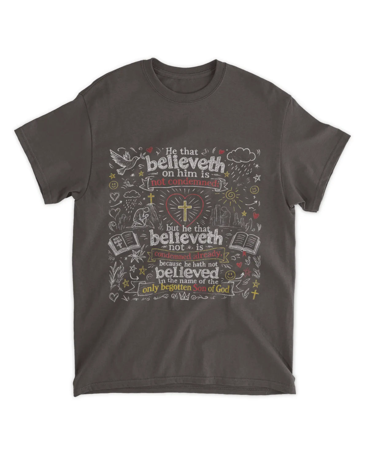 Camiseta de Juan 3:18