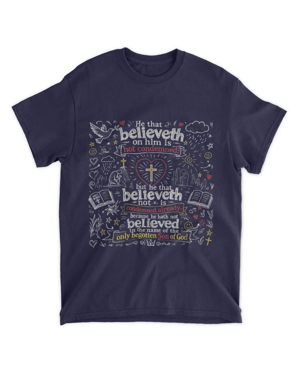 Camiseta de Juan 3:18