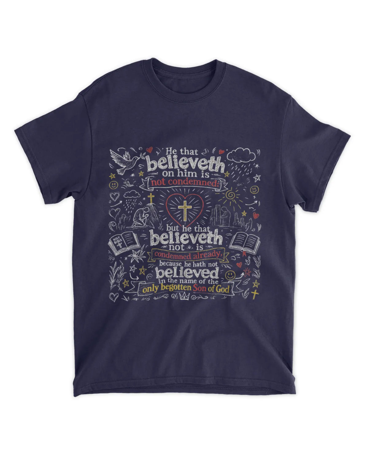 Camiseta de Juan 3:18