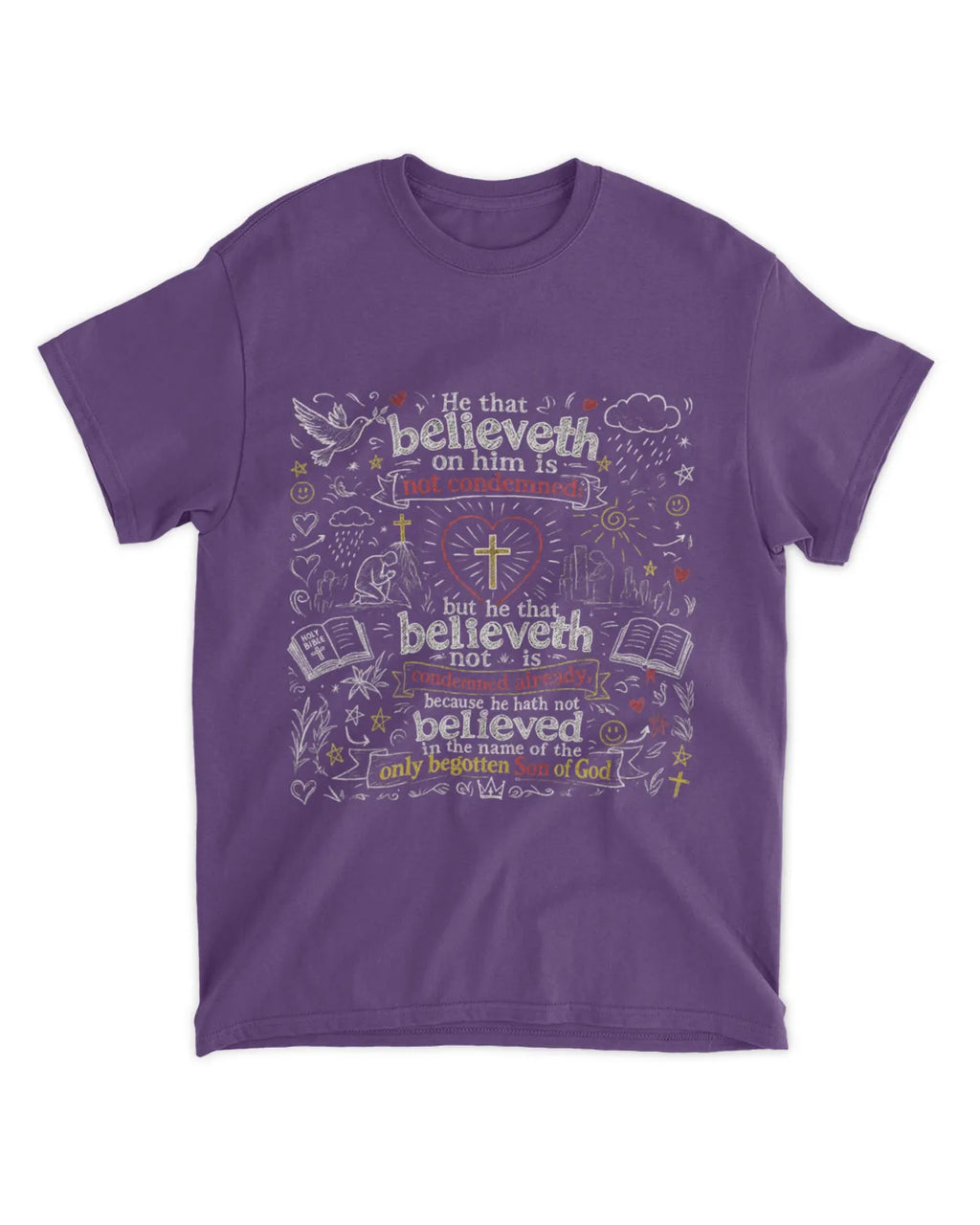 Camiseta de Juan 3:18