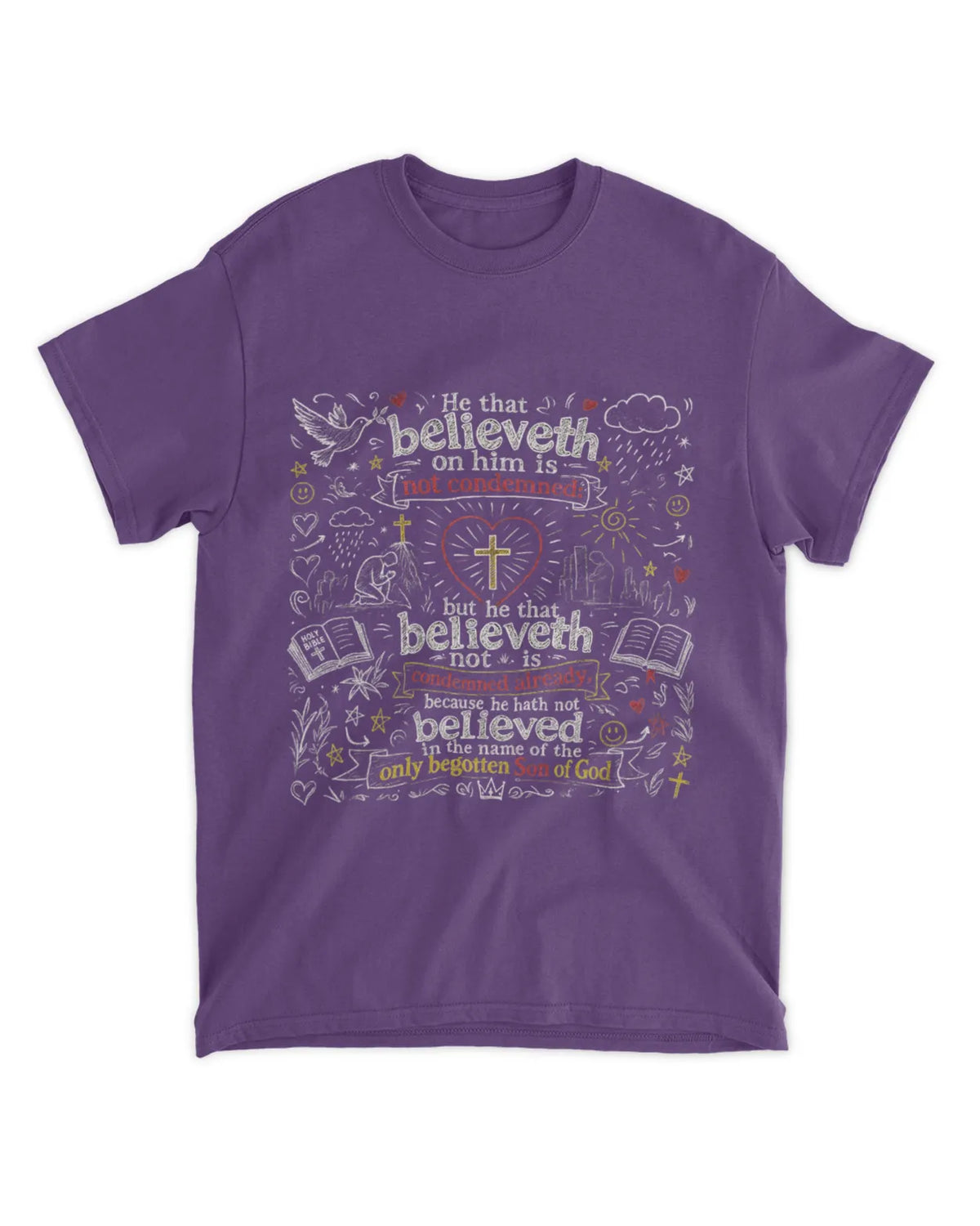 Camiseta de Juan 3:18