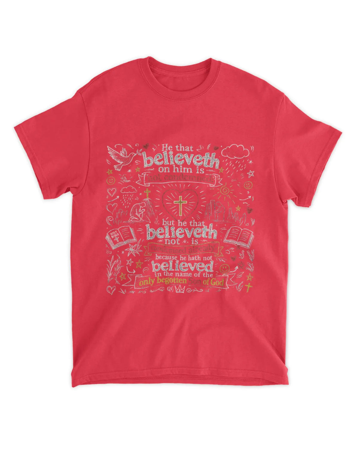 Camiseta de Juan 3:18