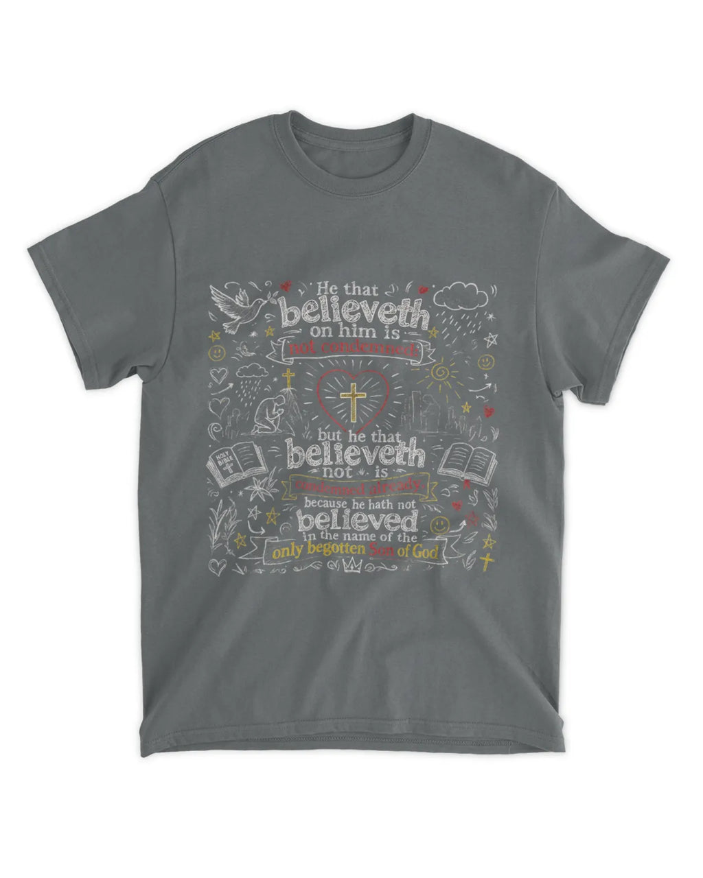 Camiseta de Juan 3:18