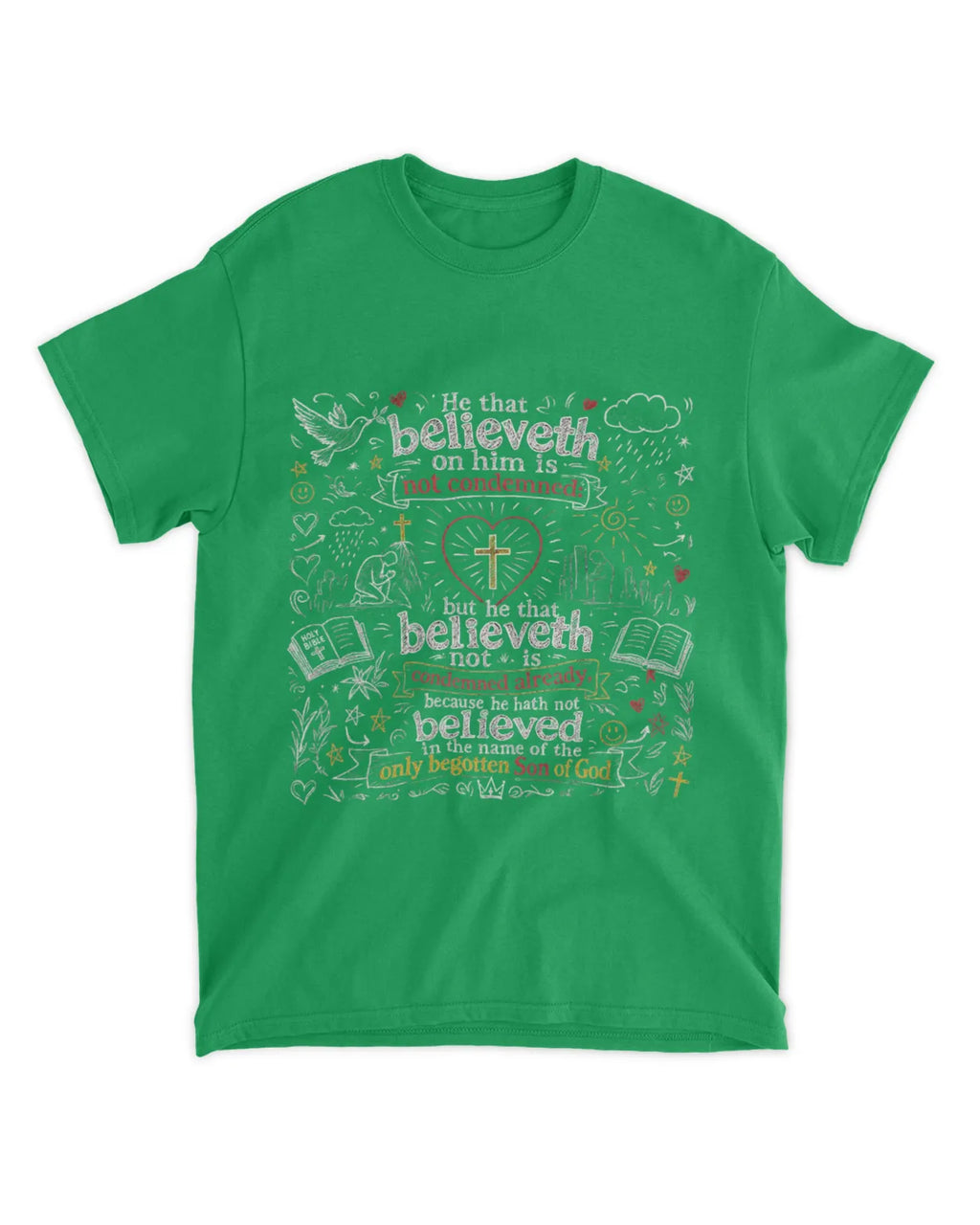 Camiseta de Juan 3:18