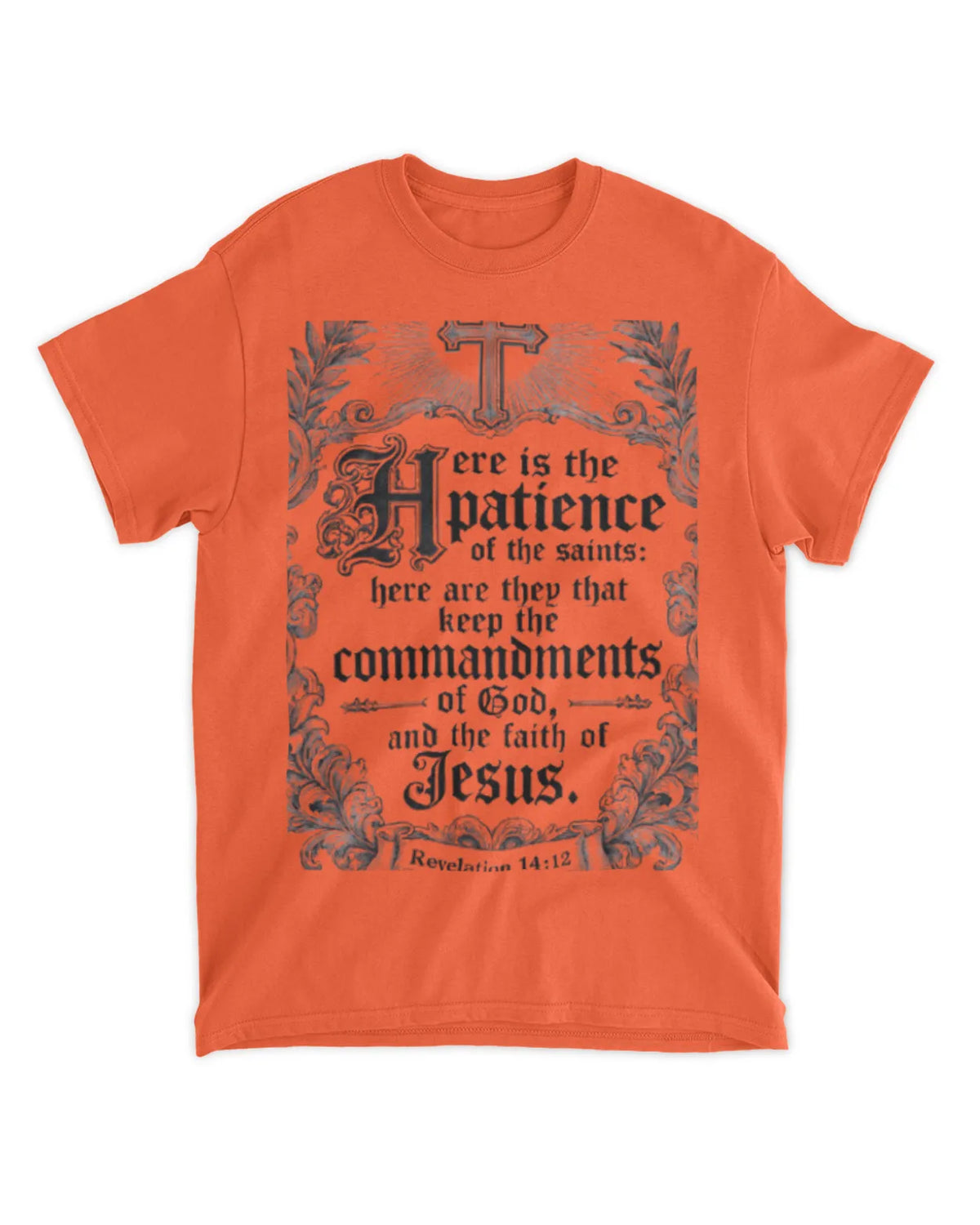 Revelation 14:12 T-Shirt Spiritual & Classic Tee