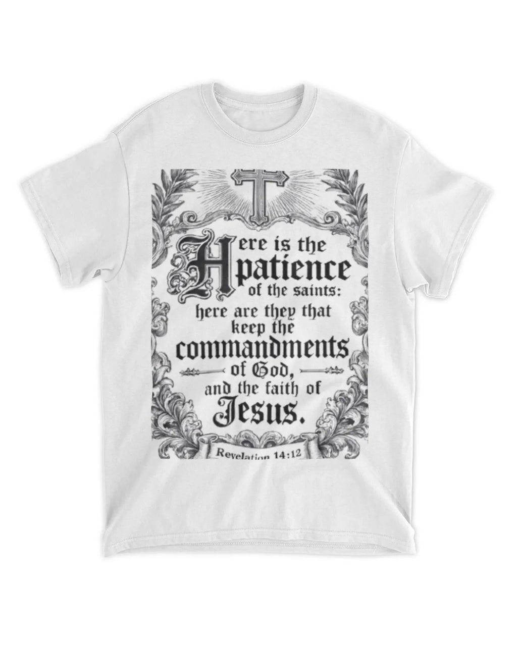 Revelation 14:12 T-Shirt Spiritual & Classic Tee