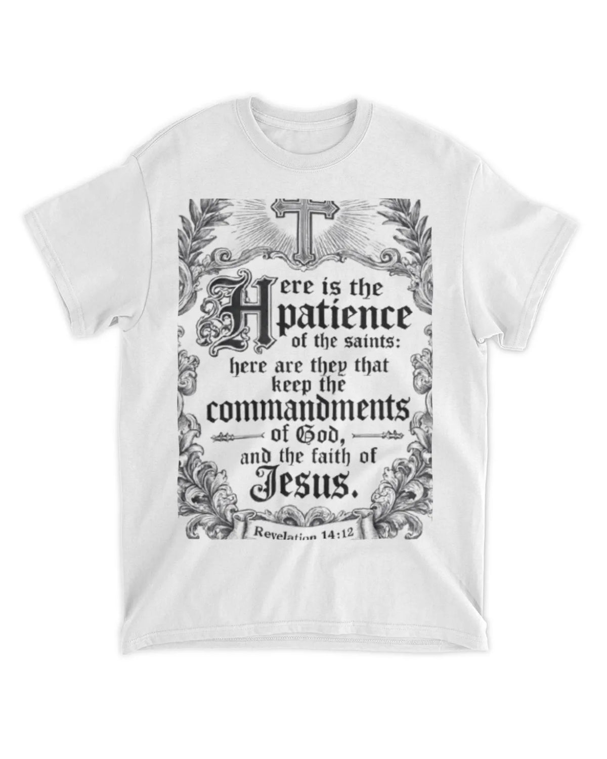 Revelation 14:12 T-Shirt Spiritual & Classic Tee